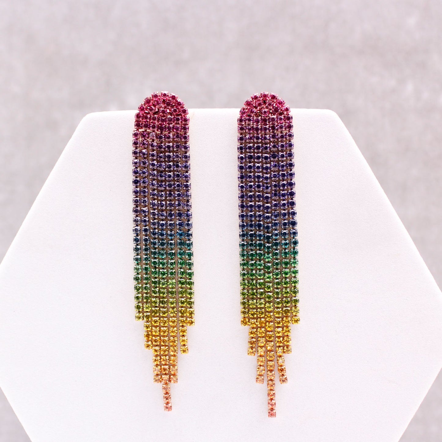 Rhinestone Drop Earrings